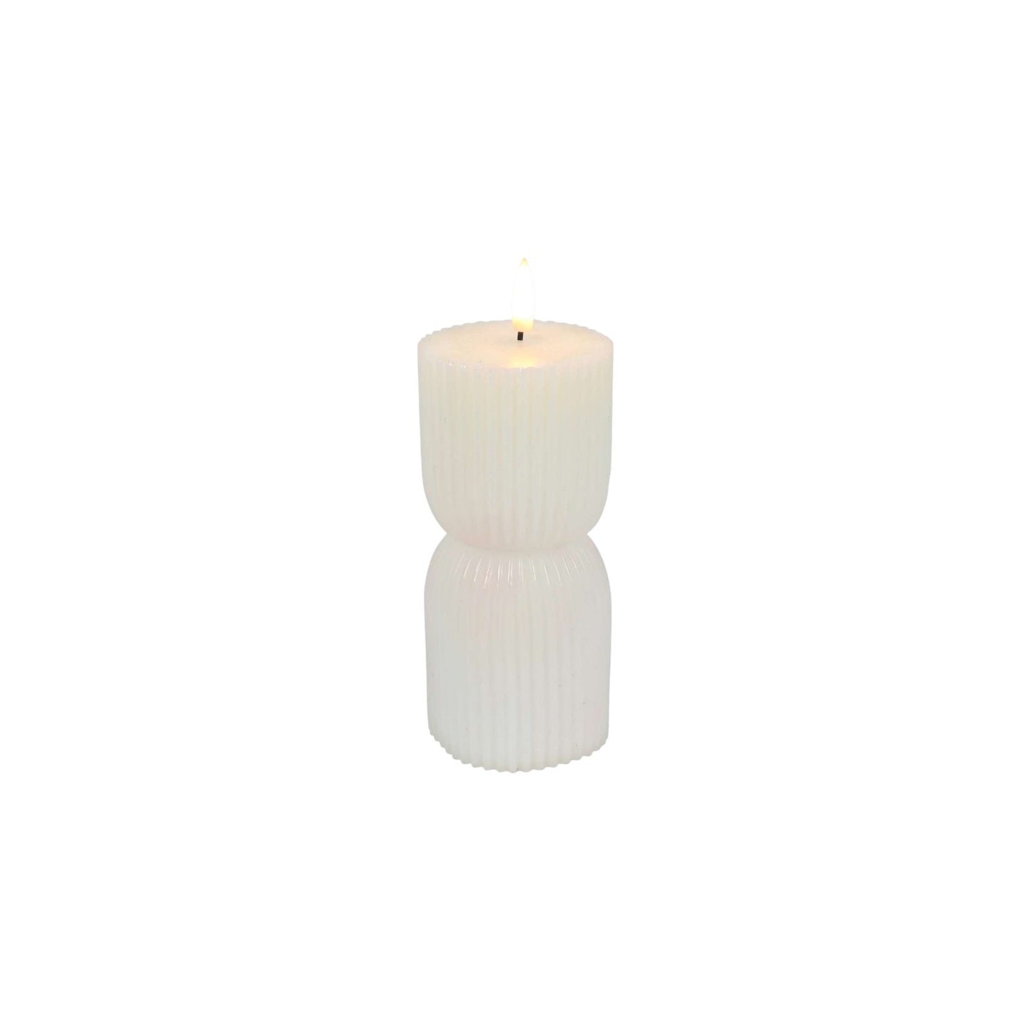 LED CANDLE RIBBED