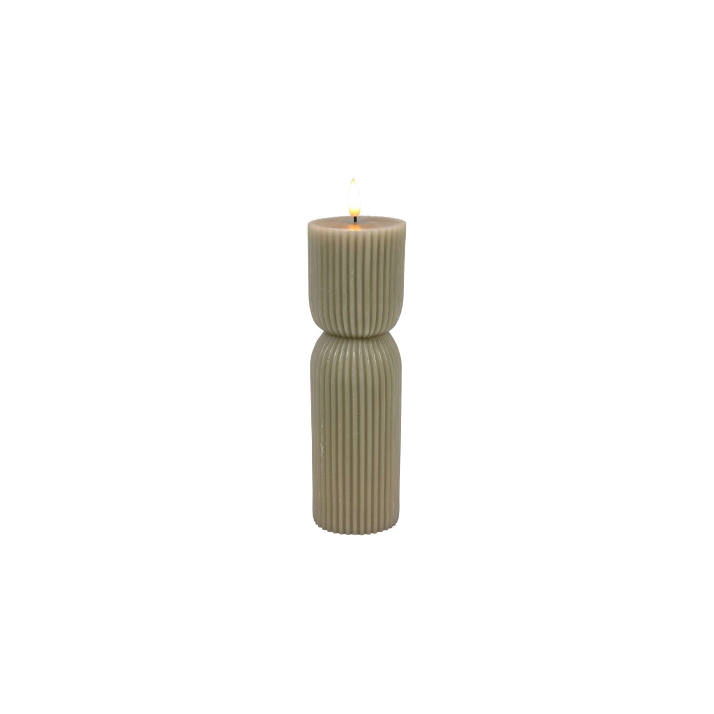 LED CANDLE RIBBED