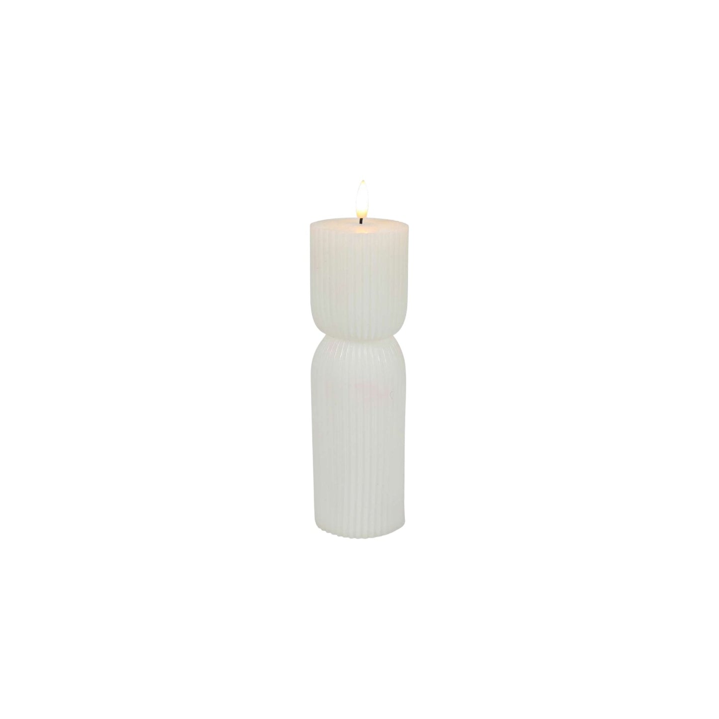 LED CANDLE RIBBED