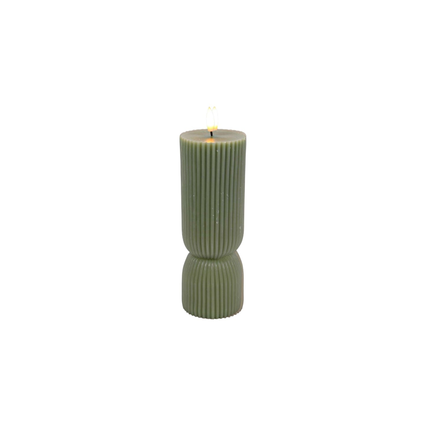 LED CANDLE RIBBED