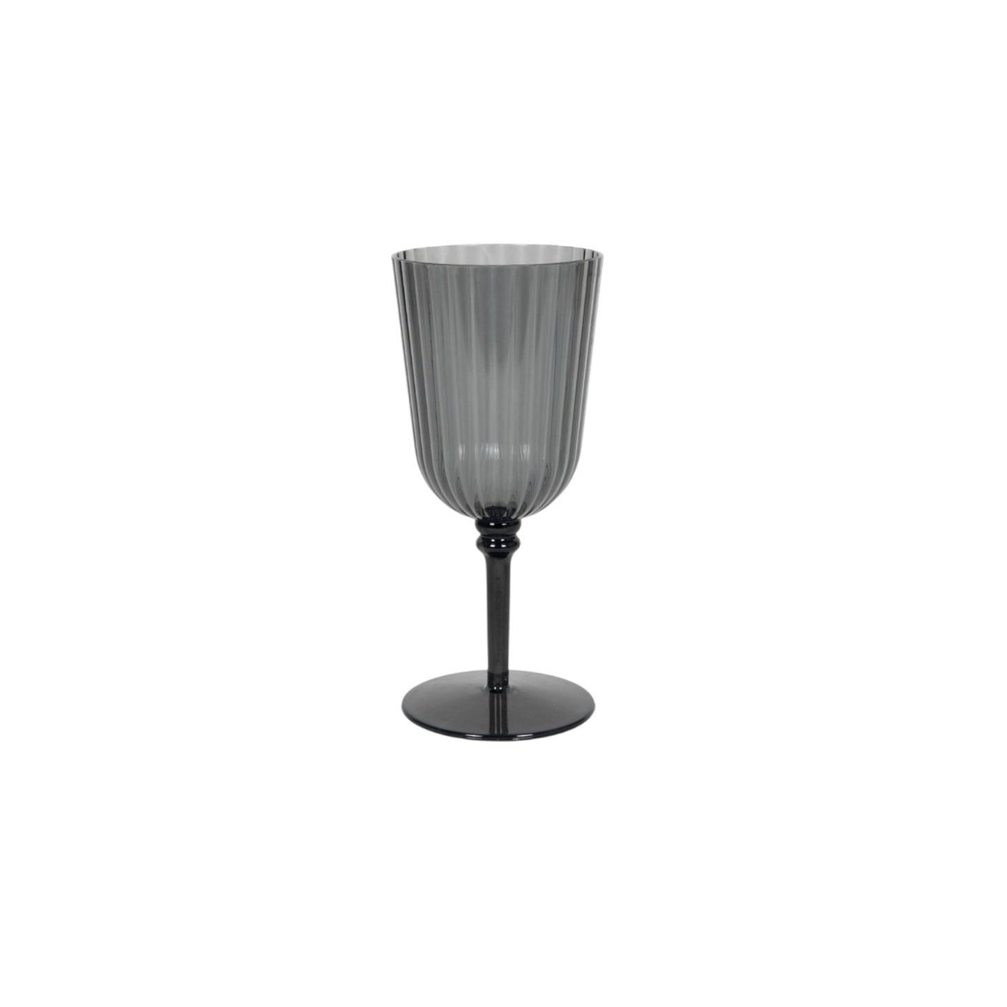 LINES PLASTIC WINE GLASS