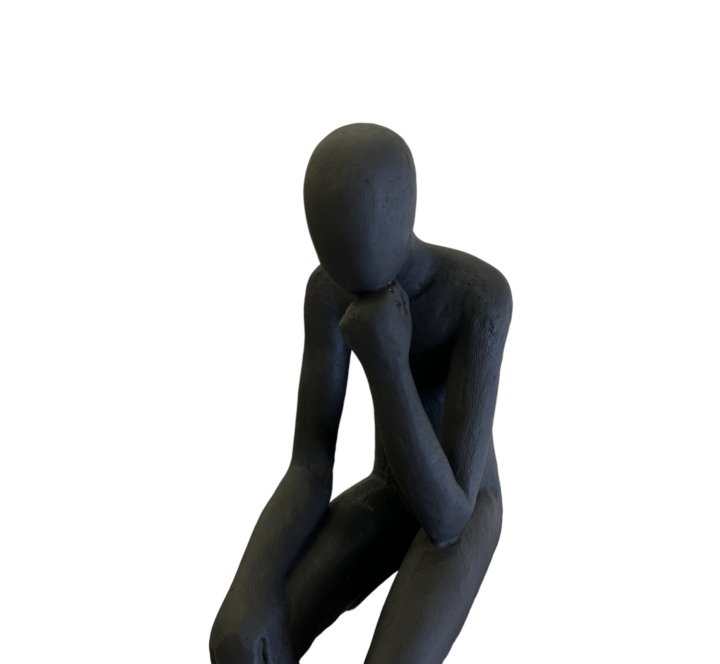 LOUNGE SITTING MAN THINKING STATUE