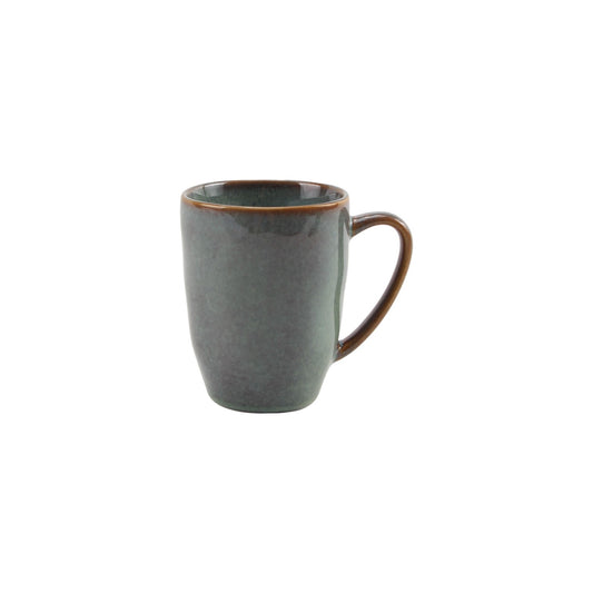 MUG REACTIVE GLAZE OCEAN MINT BROWN