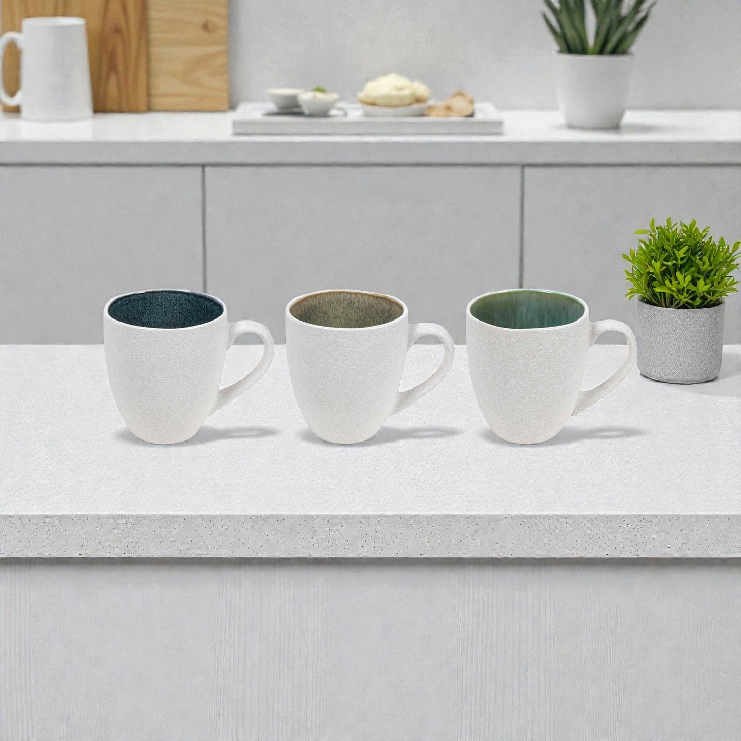 MUG PAXOS WHITE COLORED INSIDE