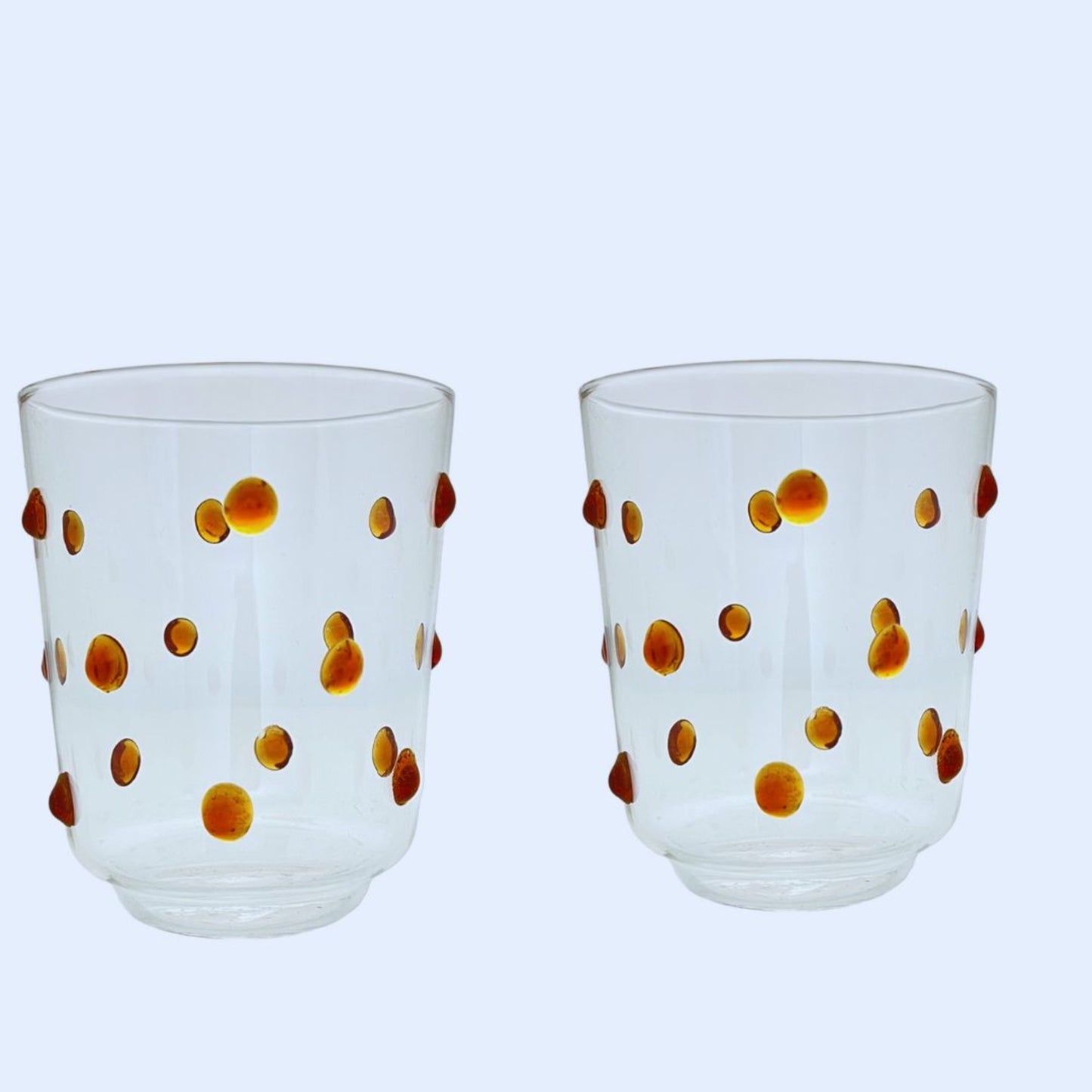 S2 NOB AMBER TUMBLER GLASS