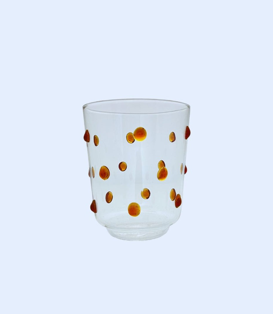 S2 NOB AMBER TUMBLER GLASS