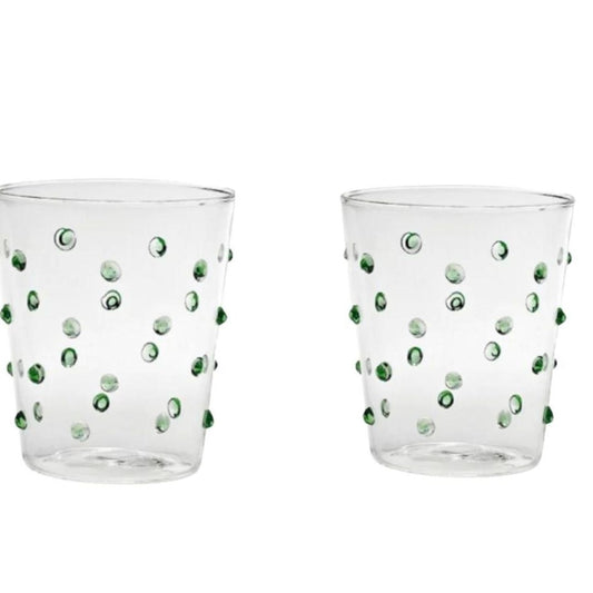 S2 NOB GREEN TUMBLER GLASS