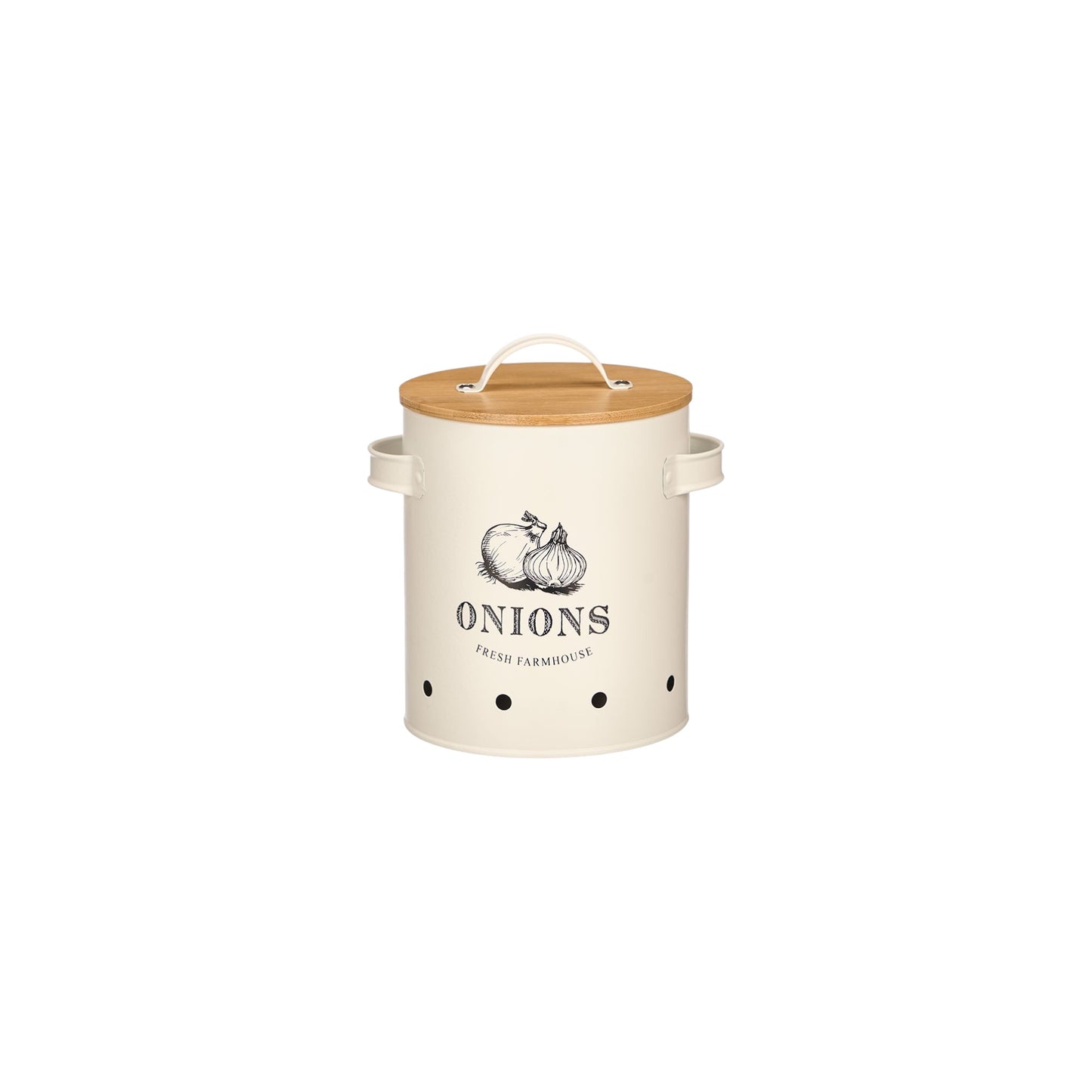 ONION KEEPER BAMBOO WITH LID