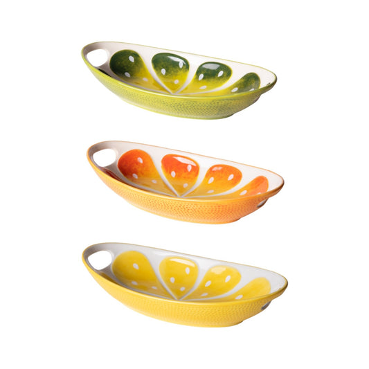 OVAL CITRUS DISH 30.5 X 16.5 CM