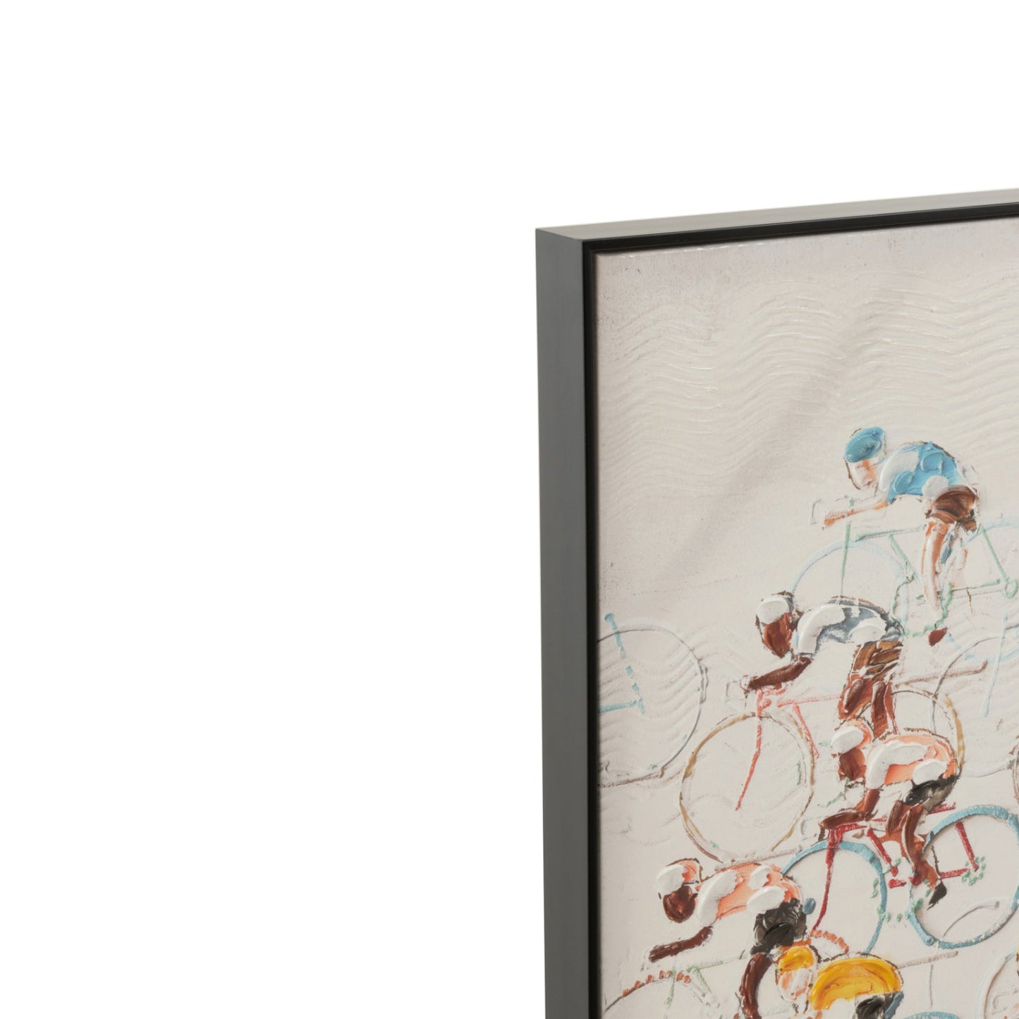 PAINTING CYCLIST CANVAS