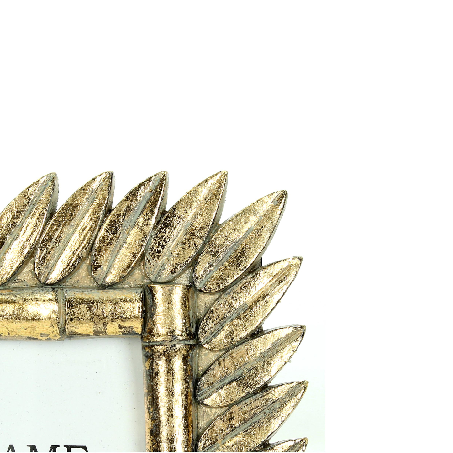 PHOTO FRAME LEAVES GOLD 20 X 23 CM