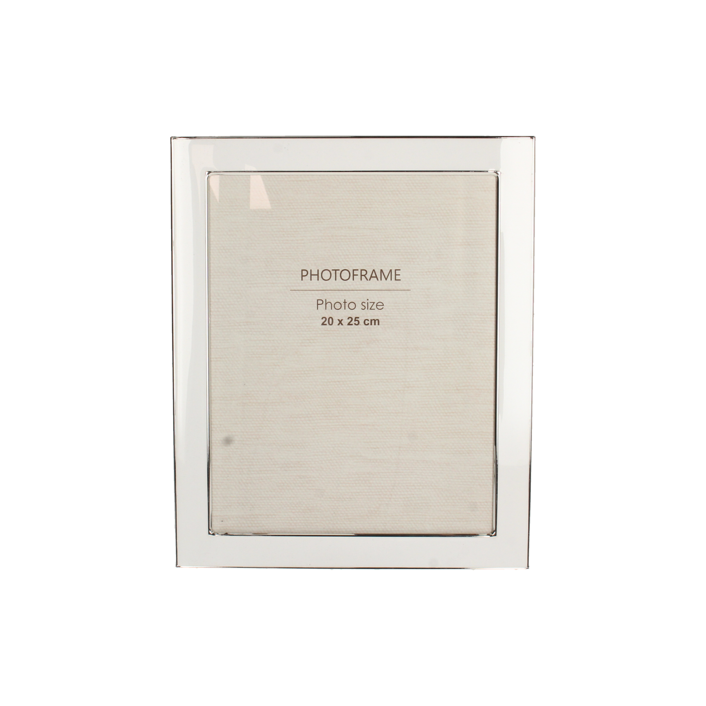 PHOTO FRAME WHITE IRON