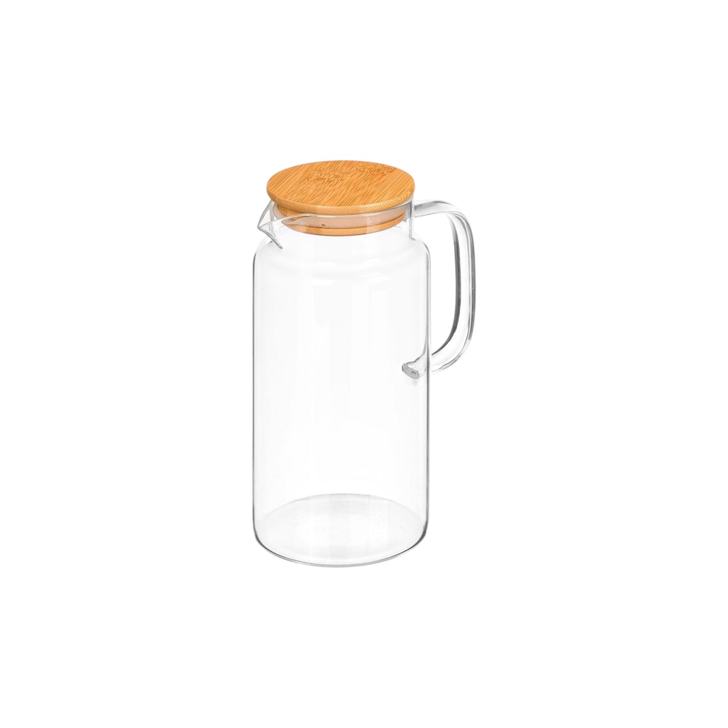 PITCHER BOROSILICATE BAMBOO COVER