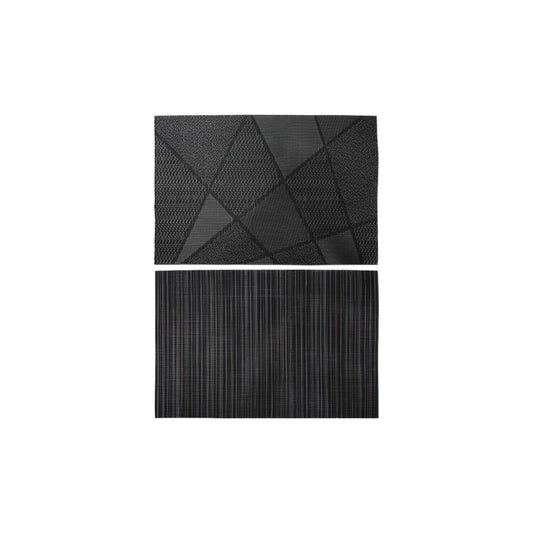 PLACEMAT POLYESTER BLACK