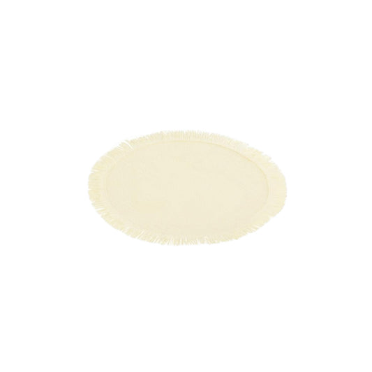 PLACEMAT ROUND PAPER BEIGE