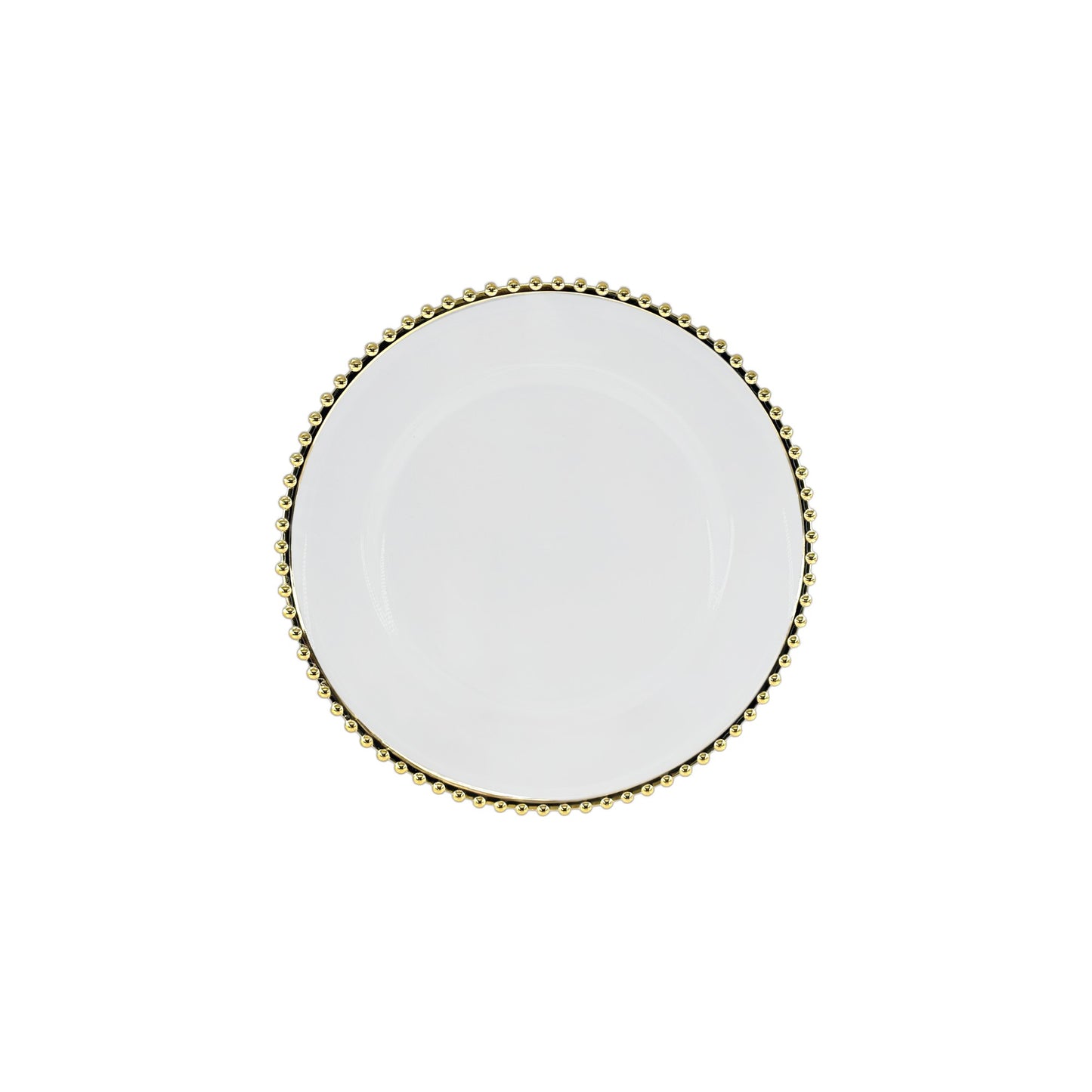 PLACEMAT TRANSPARENT GOLD PEARLS