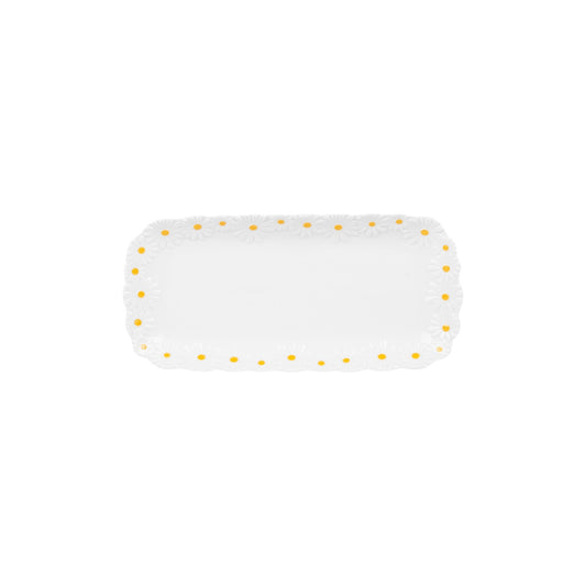 PLATE RECTANGULAR 30 X 17 CM DAISY
