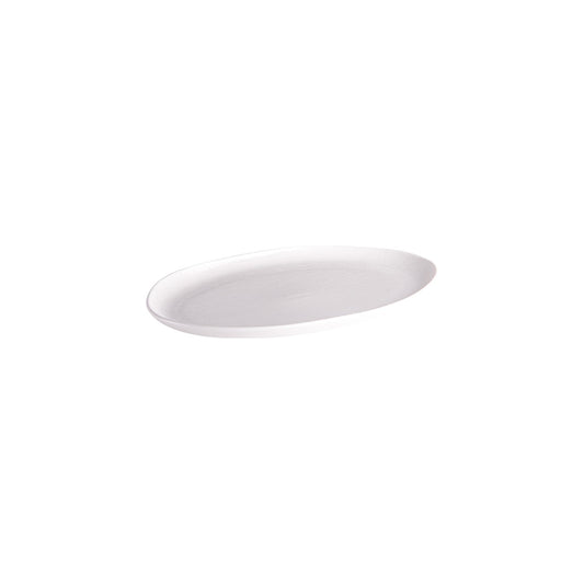 PLATE OVAL ECUME WHITE