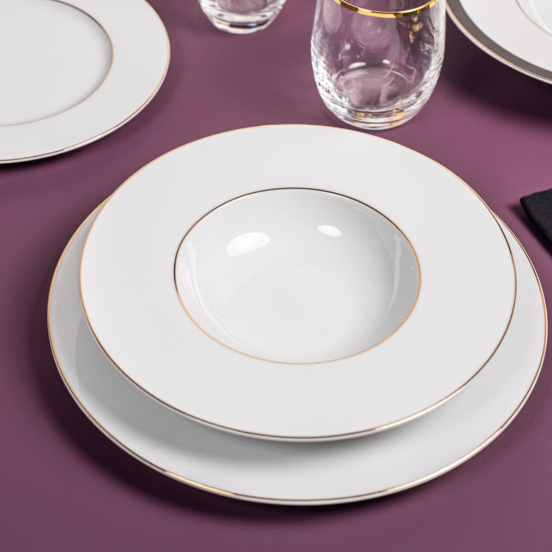 PLATE VICTORIA WHITE