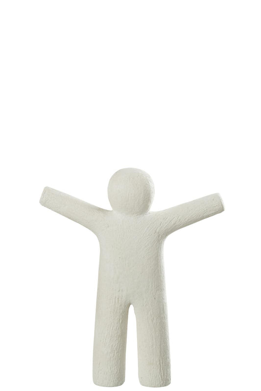 P'TIT MAURICE POLY OFF WHITE STATUE