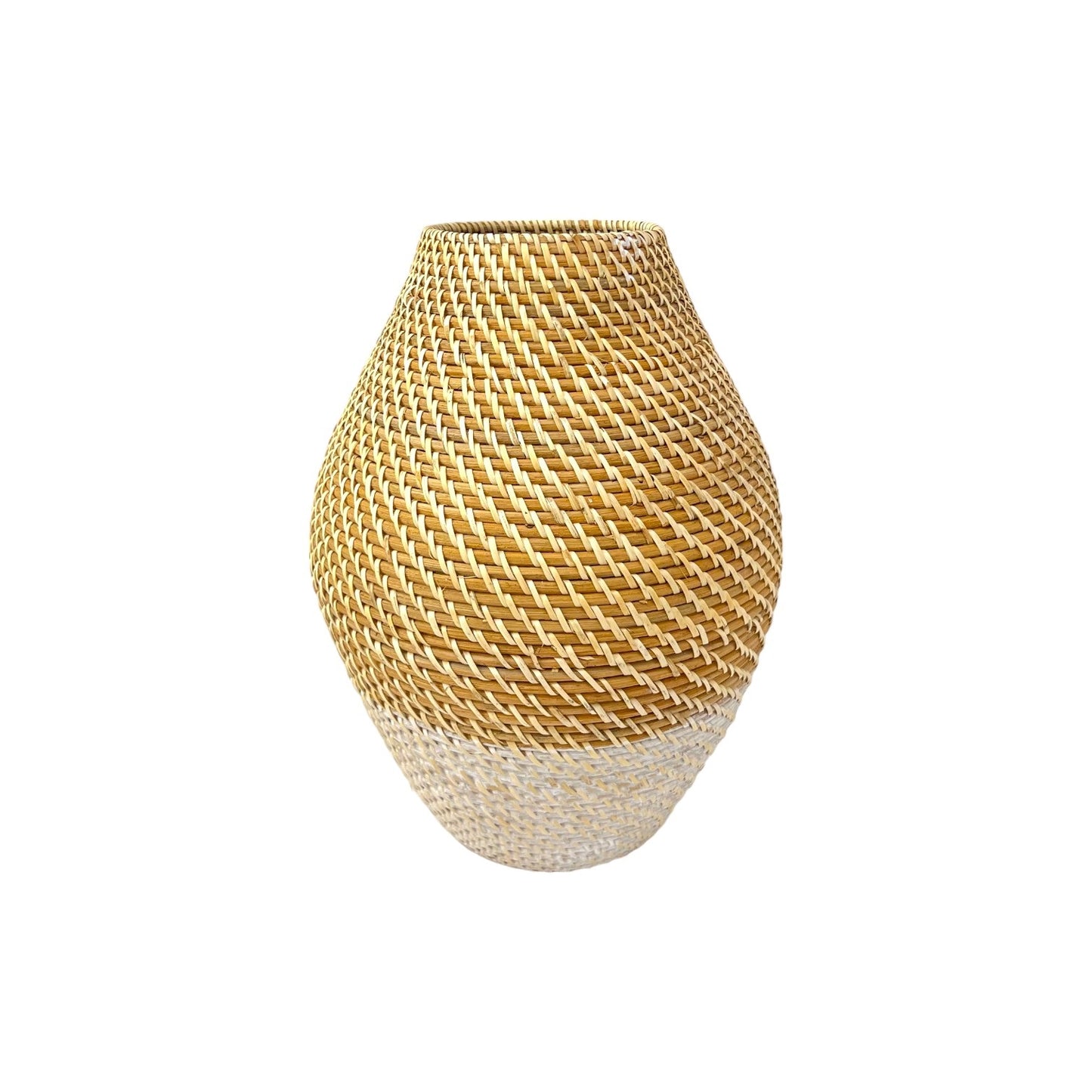 RATTAN VASE Ø 16 X H 40 CM