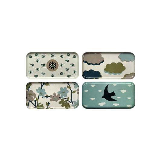 RECTANGLE TRAY BIRDS