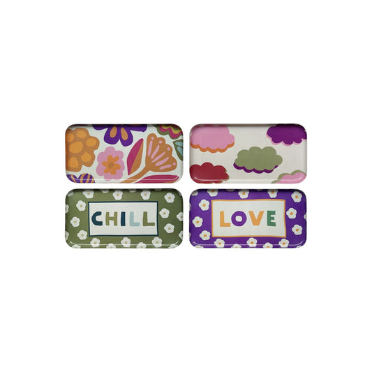 RECTANGLE TRAY FLOWER