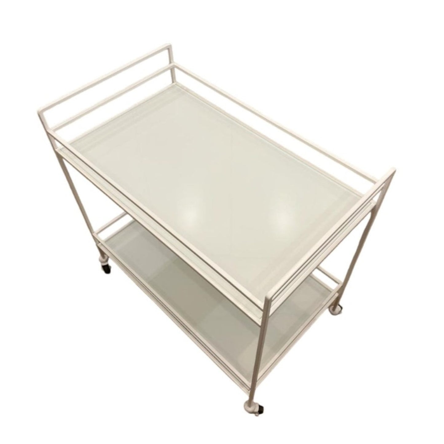 RECTANGLE WHITE TROLLEY