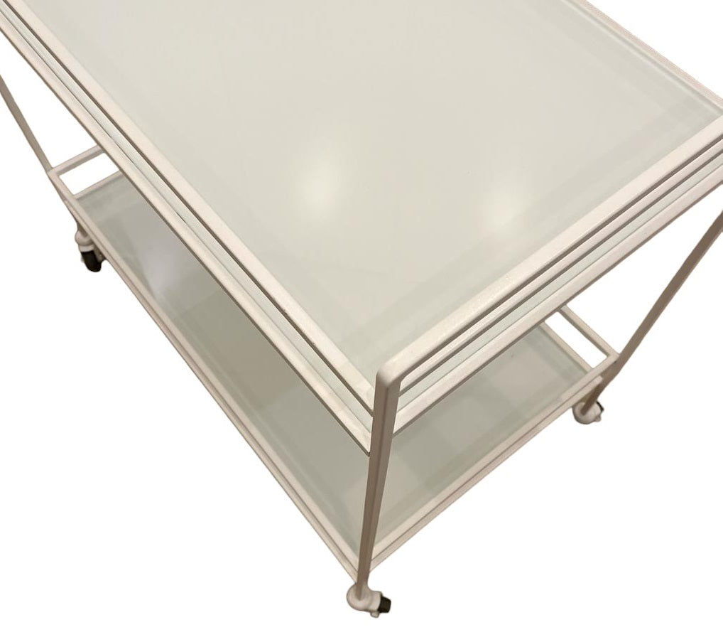 RECTANGLE WHITE TROLLEY