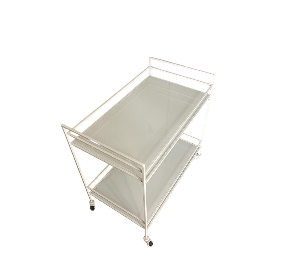 RECTANGLE WHITE TROLLEY