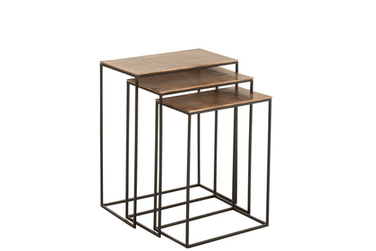 S3 RECTANGULAR ALUMINUM SIDE TABLE