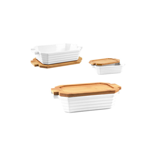 RECTANGULAR BAKEWARE WITH LID