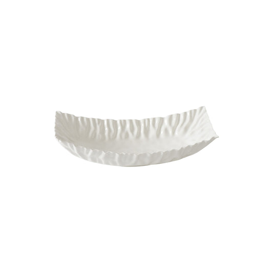 RECTANGULAR CENTERPIECE WHITE 51 X 23 X 13 CM
