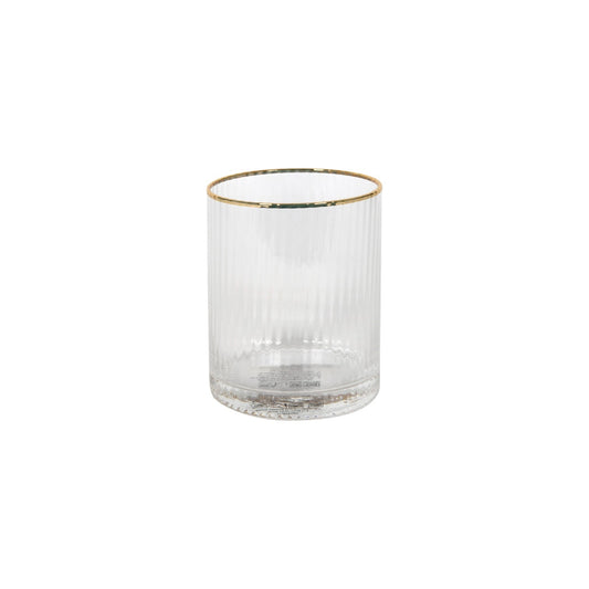 RIBBED WHISKEY GLASS