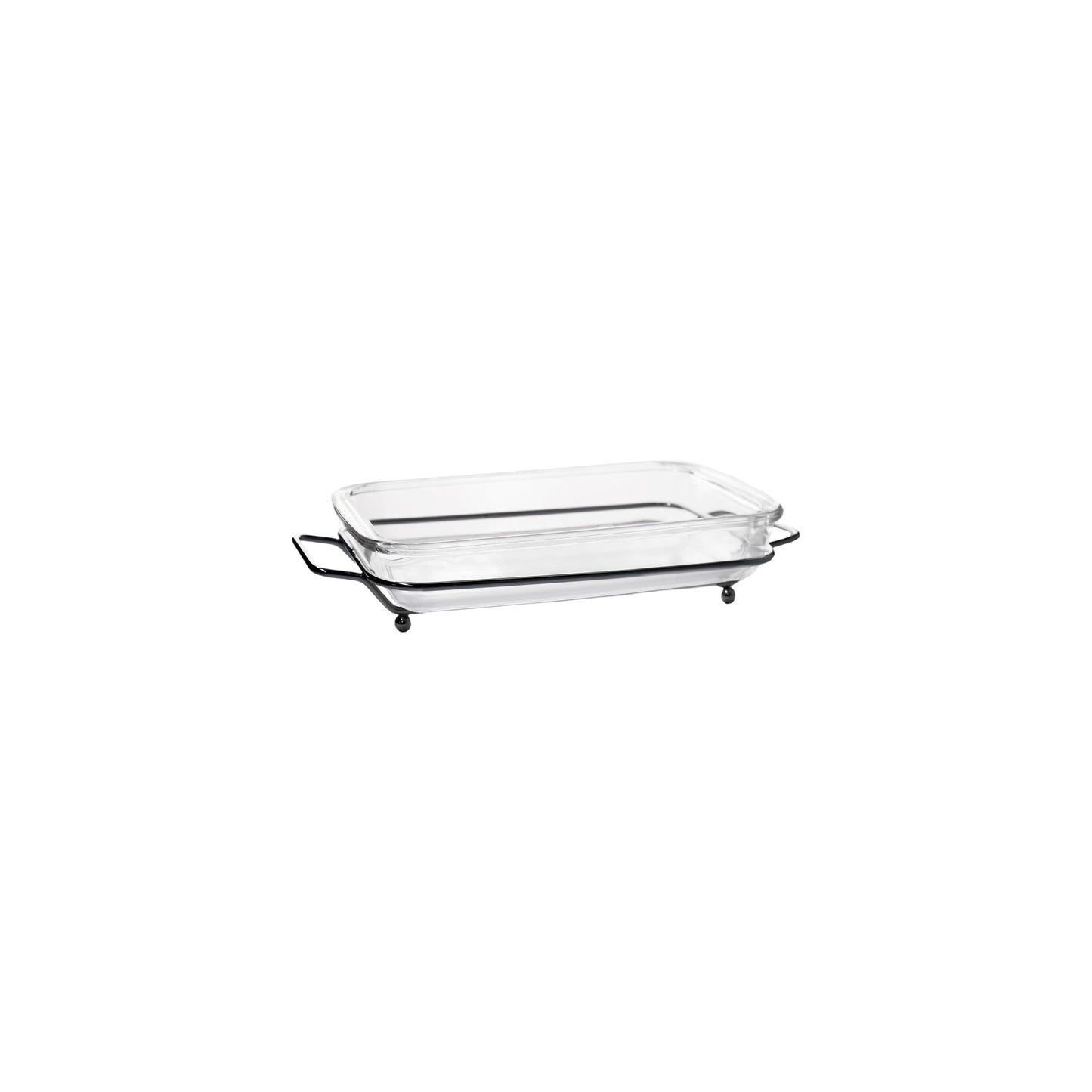 ROASTER WITH INOX SUPPORT RECTANGULAR