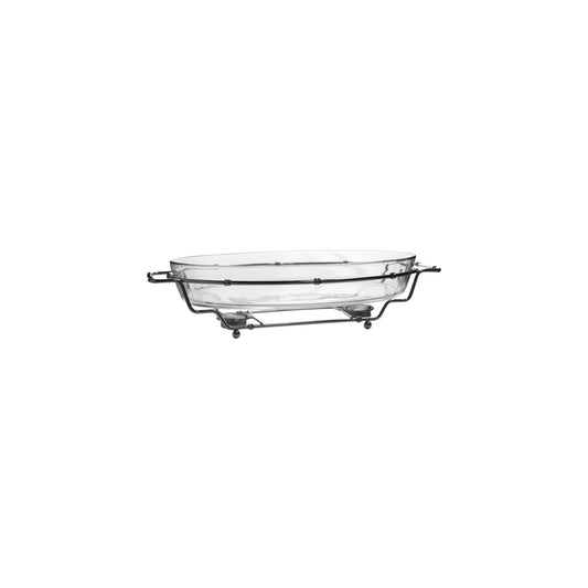 ROASTER WITH RECHAUD OVAL