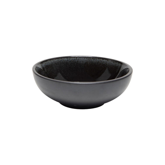 ROUND BOWL Ø 12 X 4 CM REACTIVE GLAZE NEW BLACK