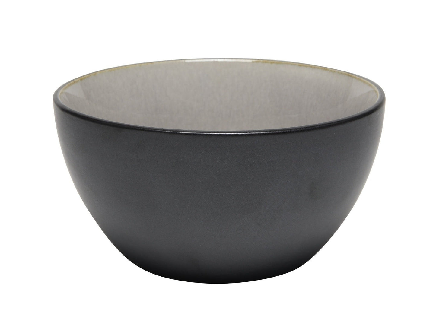 ROUND BOWL REACTIVE GLAZE GREY