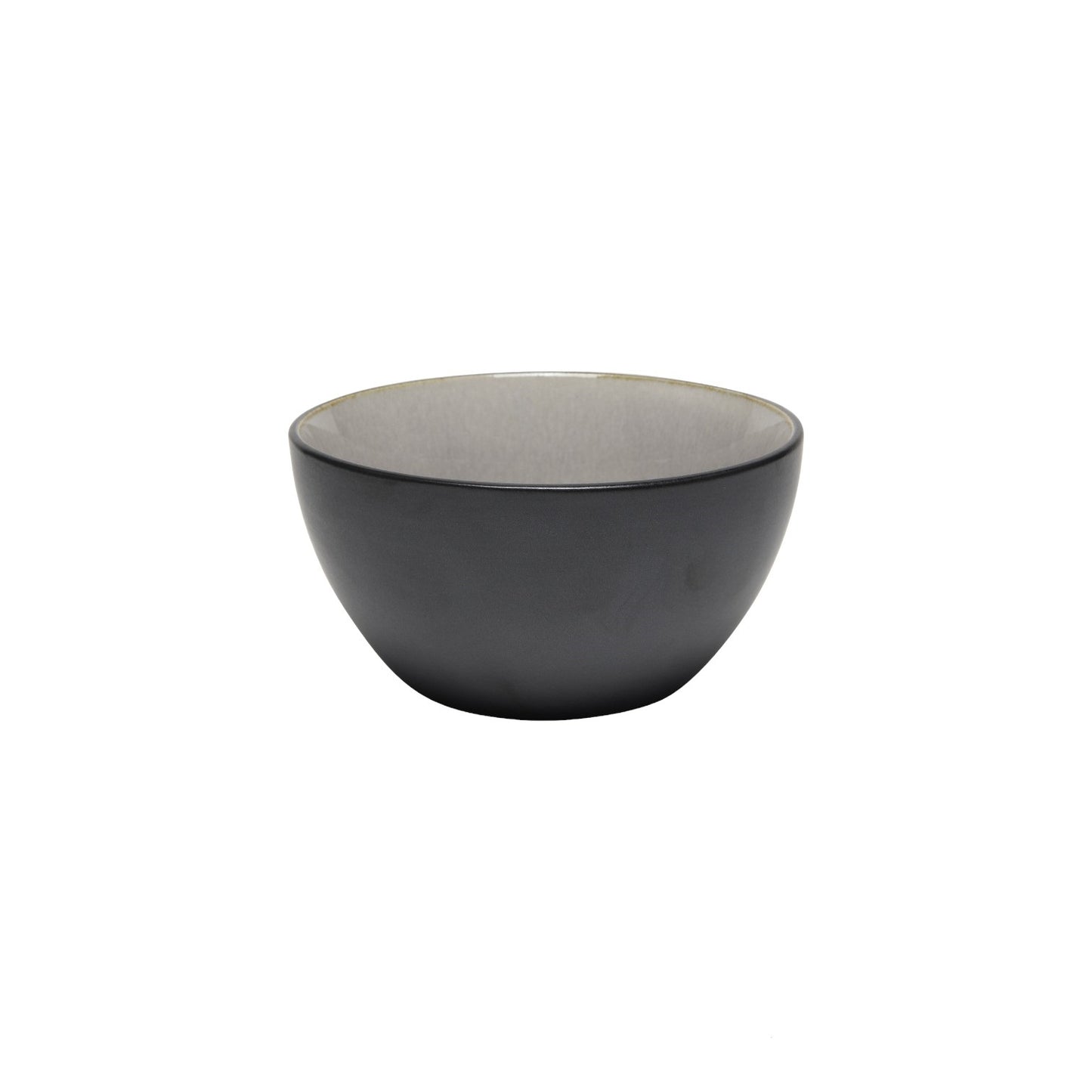 ROUND BOWL REACTIVE GLAZE GREY