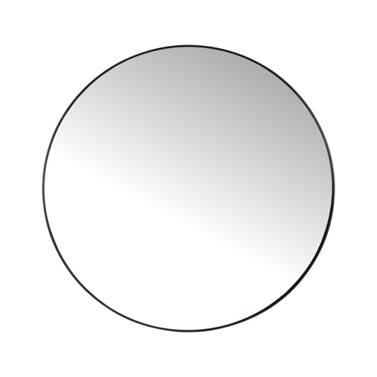 ROUND MIRROR METAL BLACK