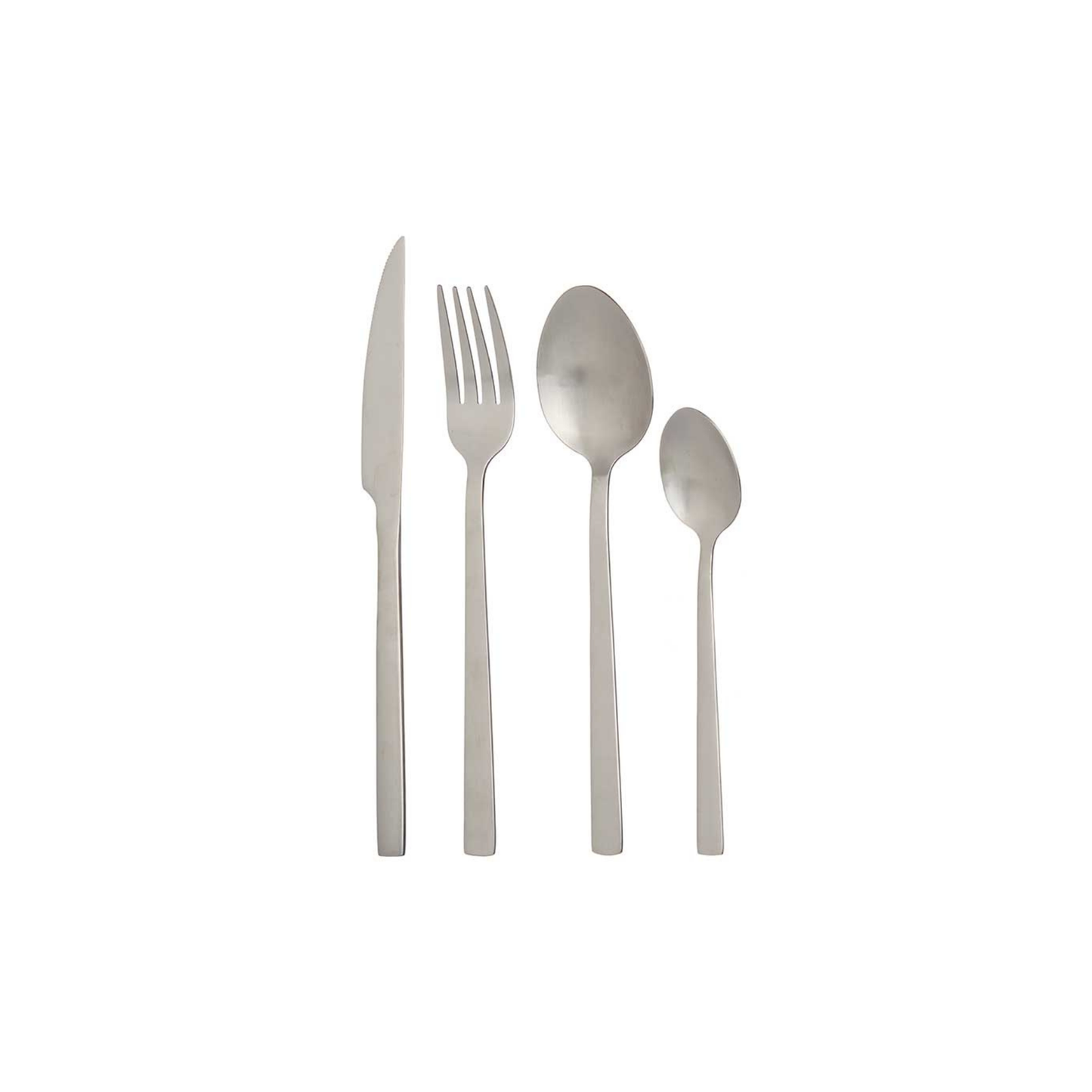 S16 CUTLERY MATT SILVER