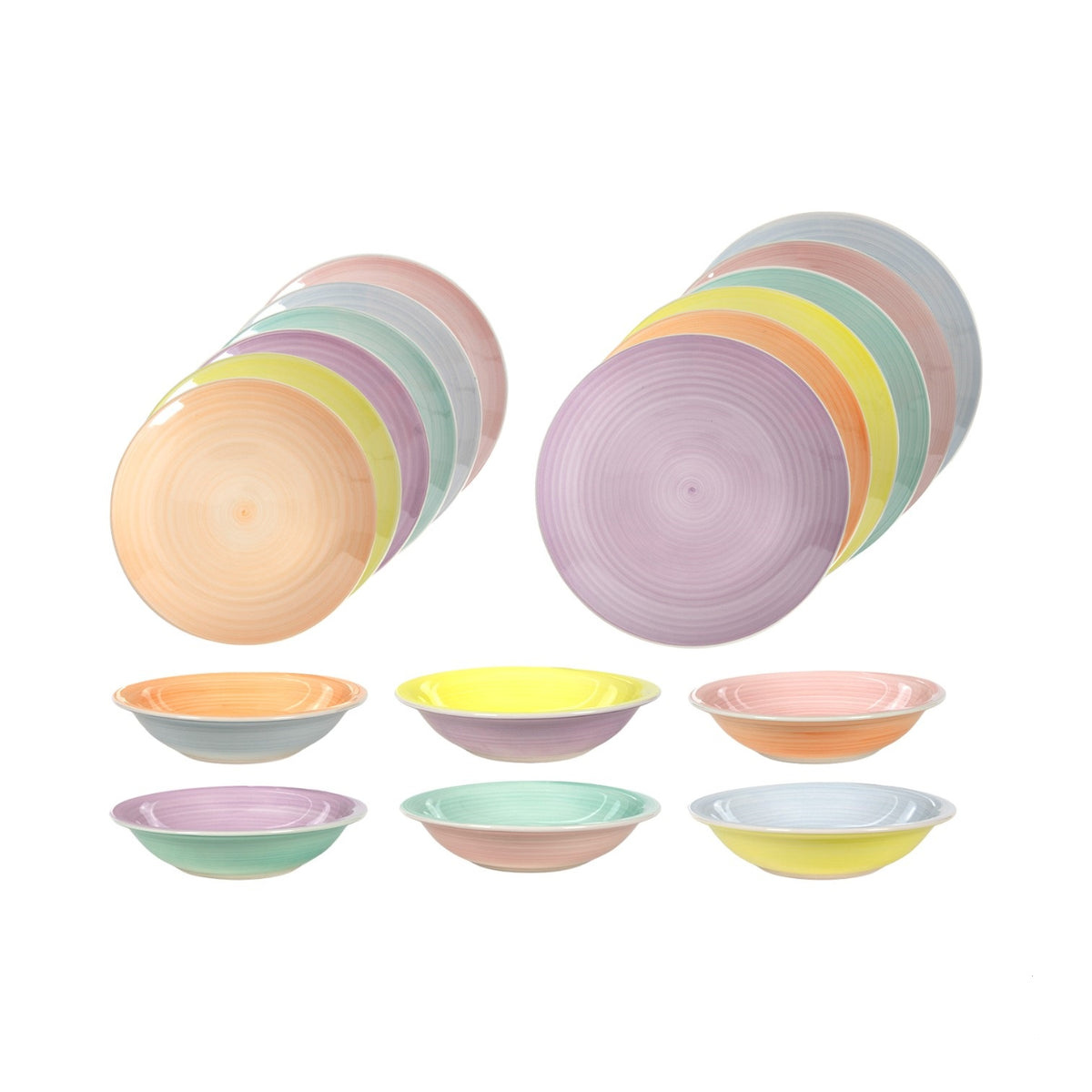 S18 TABLEWARE SET PASTEL
