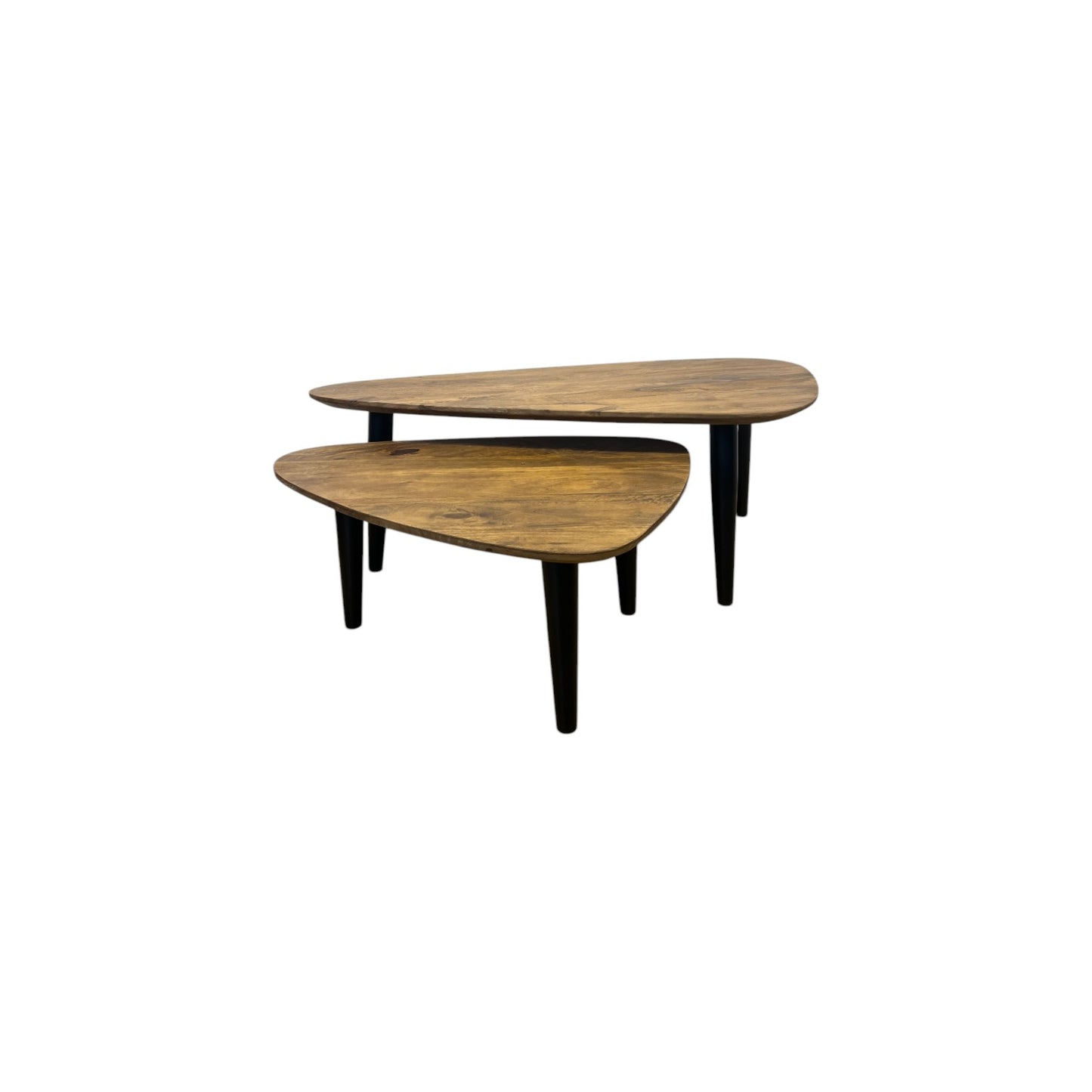 S2 TABLE MANGO WOOD TRIANGULAR