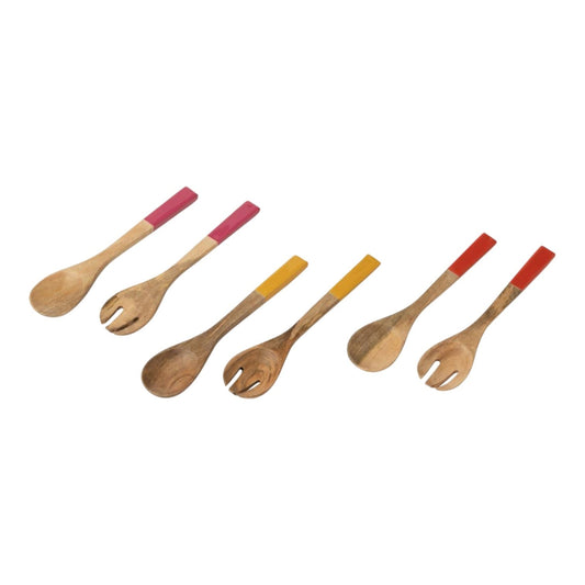 S2 SALAD SERVER MANGO WOOD