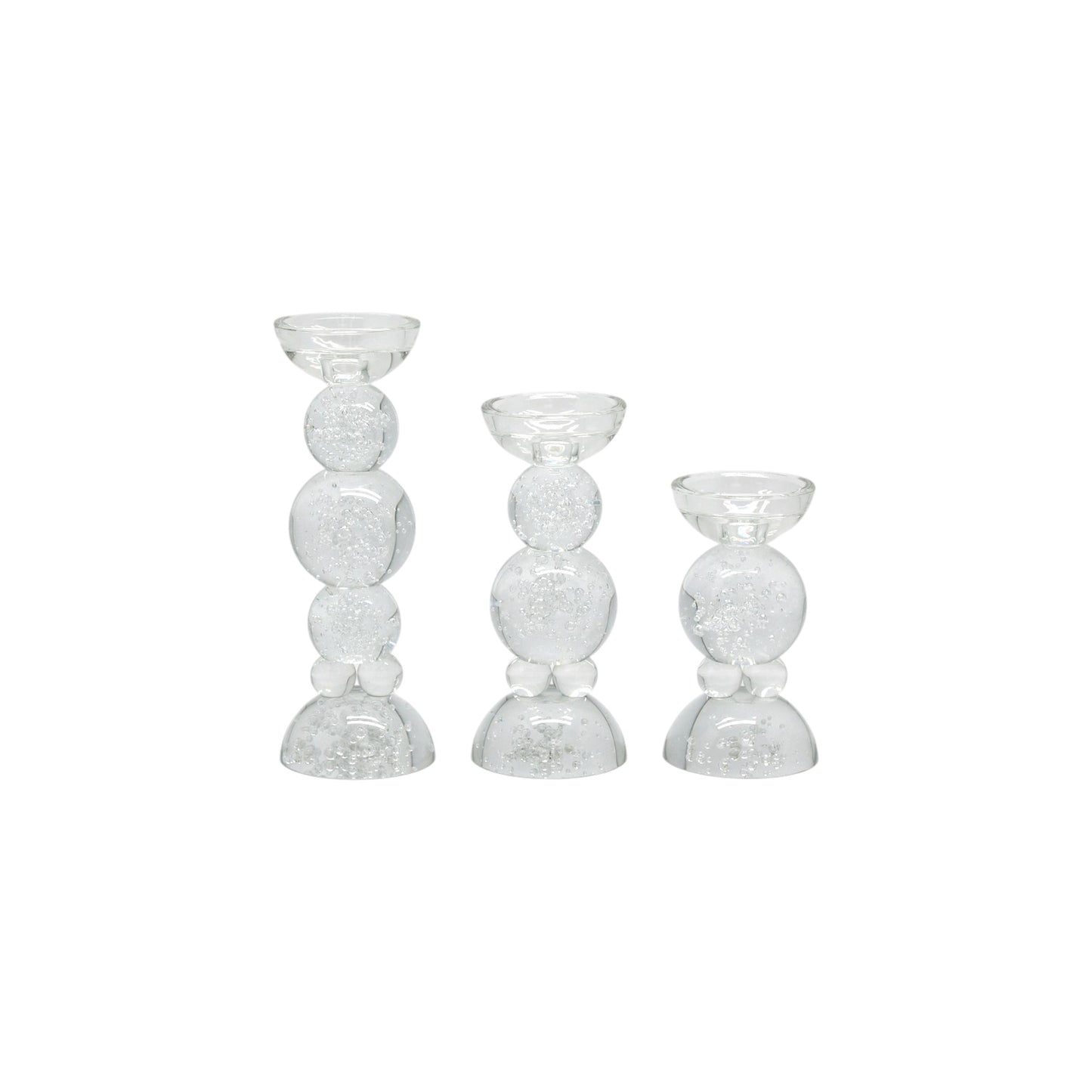 S3 BUBBLE CANDLE HOLDER
