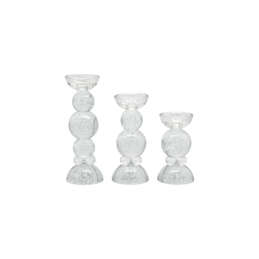 S3 BUBBLE CANDLE HOLDER