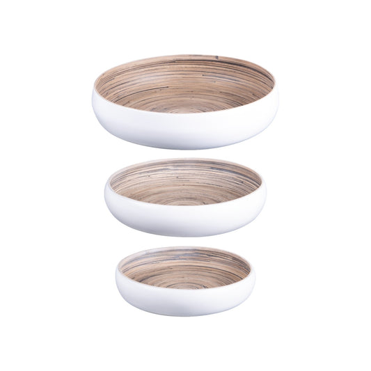 S3 WHITE BAMBOO BOWL