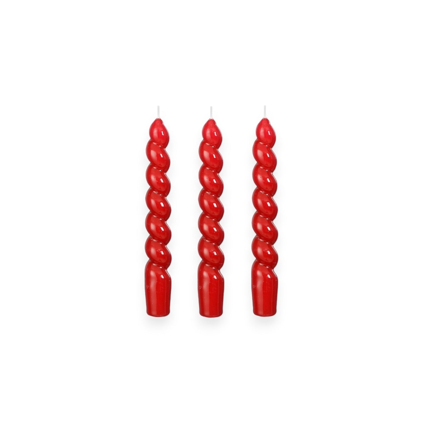 S3 CANDLE DINNER 19 CM TWIST GLAZED