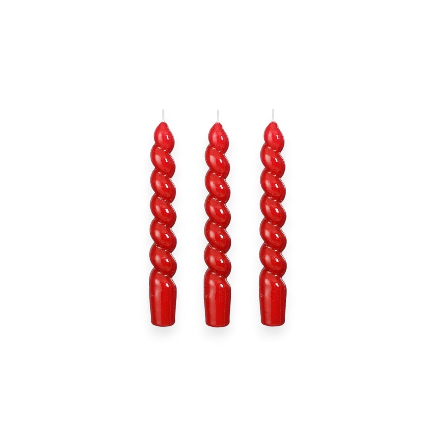 S3 CANDLE DINNER 19 CM TWIST GLAZED