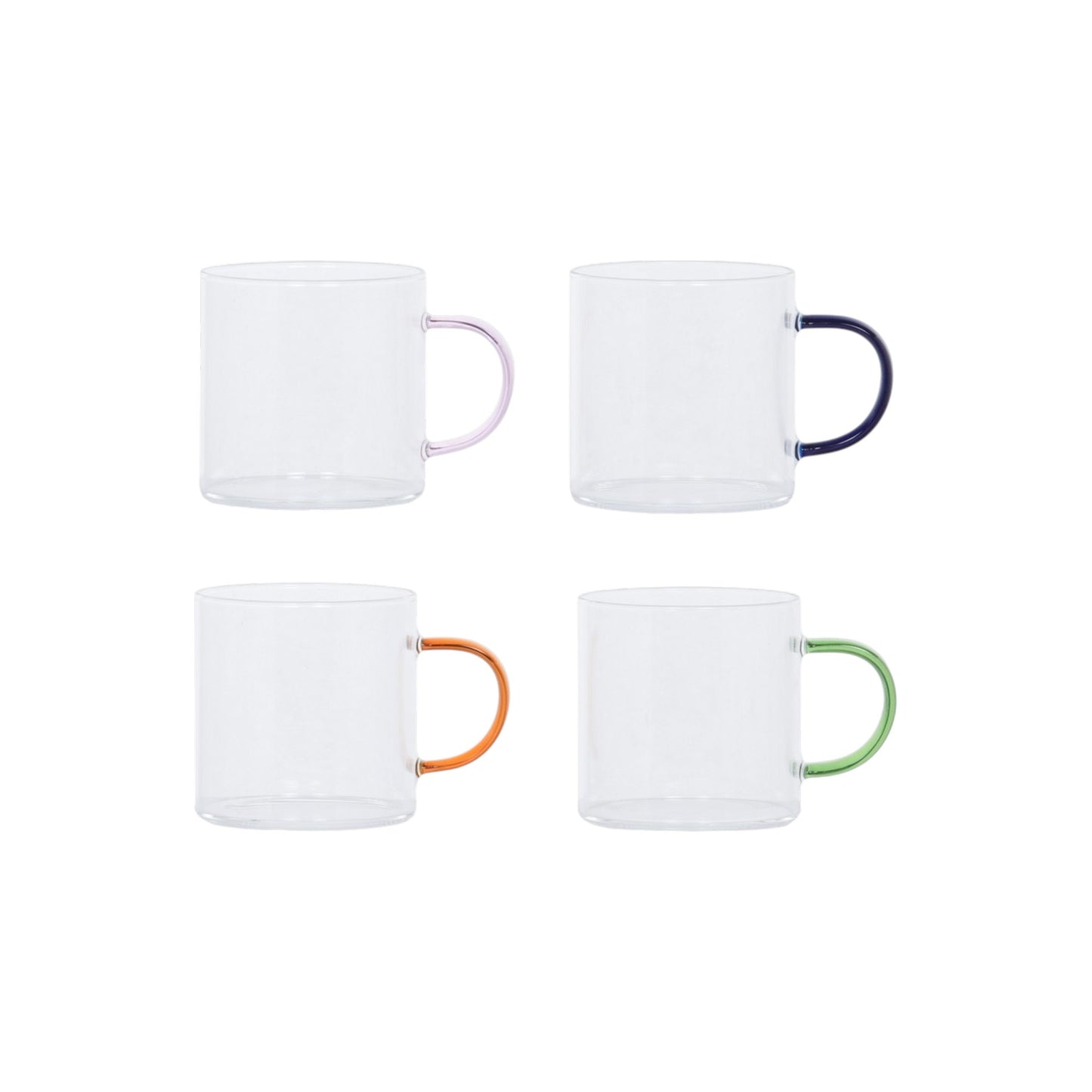 S4 MUGS GLASS LUMA 30 CL